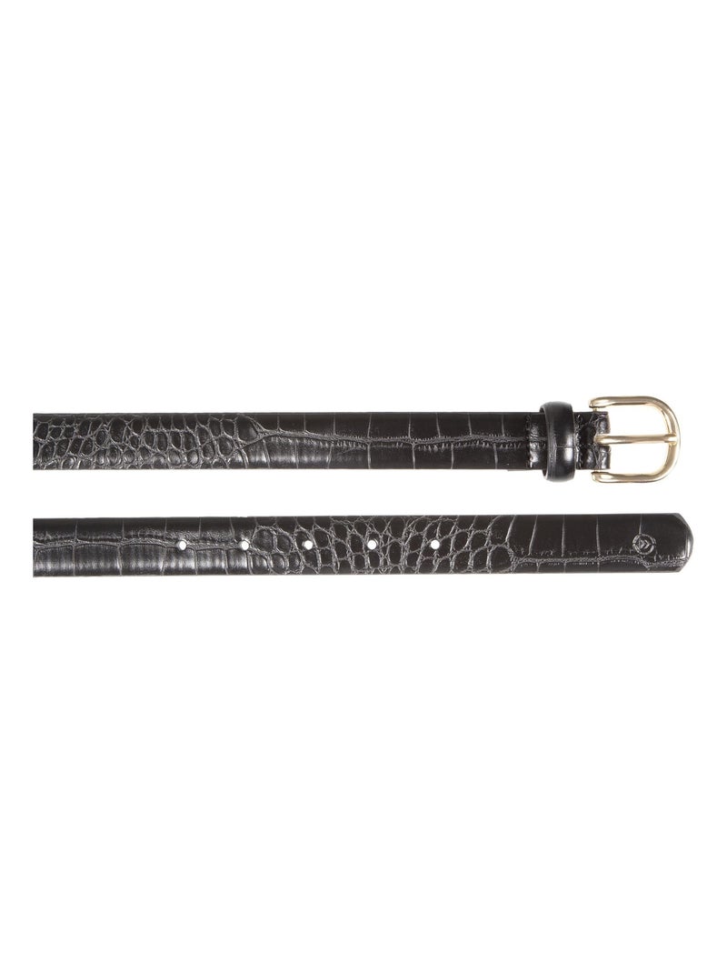 Ceinture effet animal femme Isotoner Noir - Kiabi