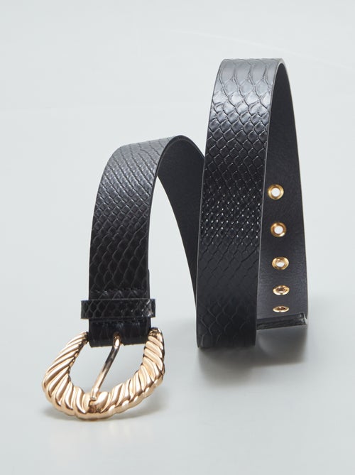 Ceinture effet croco - Kiabi