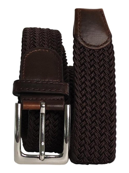 Ceinture Élastique 3 cm – Finition Cuir Synthétique ajustable - Kiabi