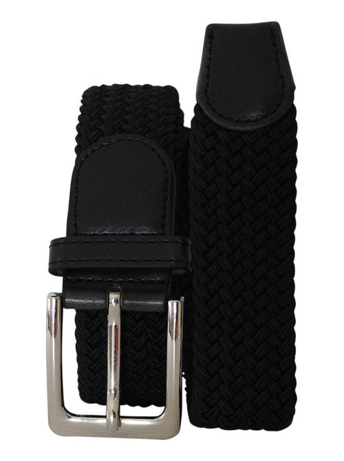 Ceinture Élastique 3 cm – Finition Cuir Synthétique ajustable - Kiabi