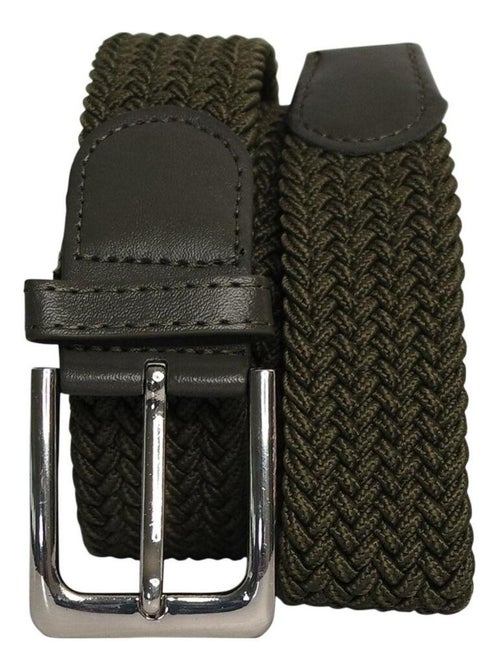 Ceinture Élastique 3 cm – Finition Cuir Synthétique ajustable - Kiabi