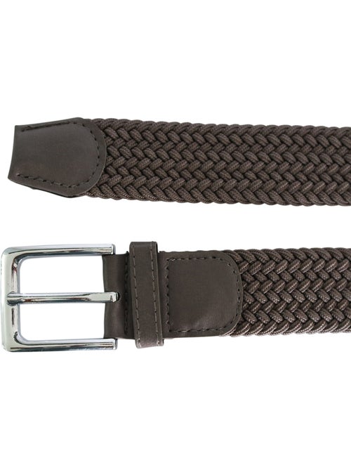 Ceinture Élastique 3 cm – Finition Cuir Synthétique ajustable - Kiabi