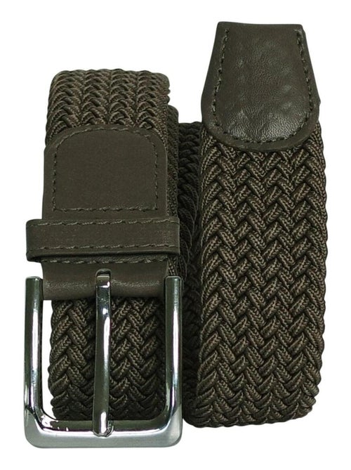 Ceinture Élastique 3 cm – Finition Cuir Synthétique ajustable - Kiabi