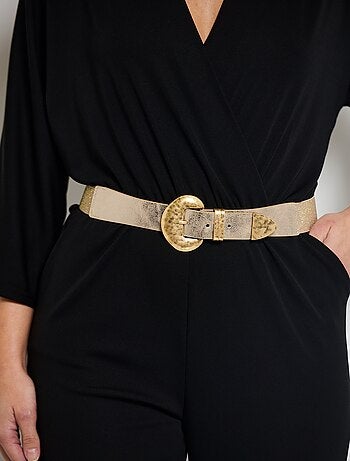 Ceinture élastique avec boucle métal