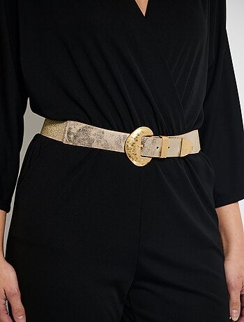 Ceinture élastique avec boucle métal