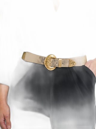 Ceinture élastique avec boucle métal