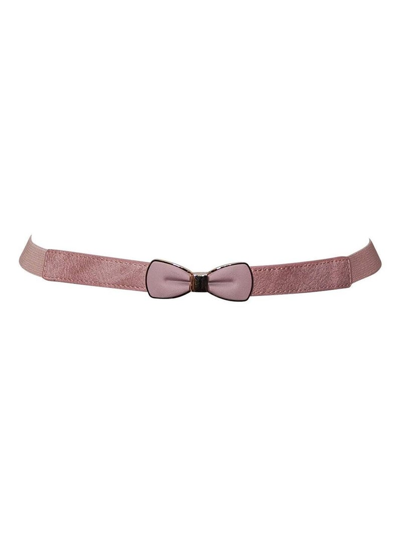 Ceinture élastique noeud Rose - Kiabi