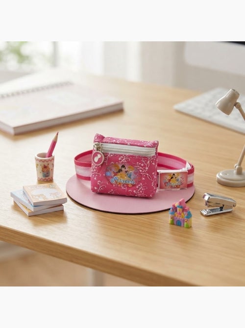 Ceinture élastique princesses disney rose avec pochette - Kiabi Ceinture élastique princesses disney rose avec pochette - Kiabi
