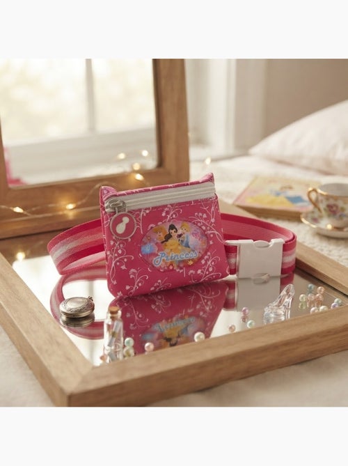 Ceinture élastique princesses disney rose avec pochette - Kiabi Ceinture élastique princesses disney rose avec pochette - Kiabi