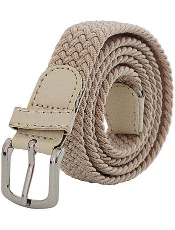 Ceinture élastique tressée femme TIKA