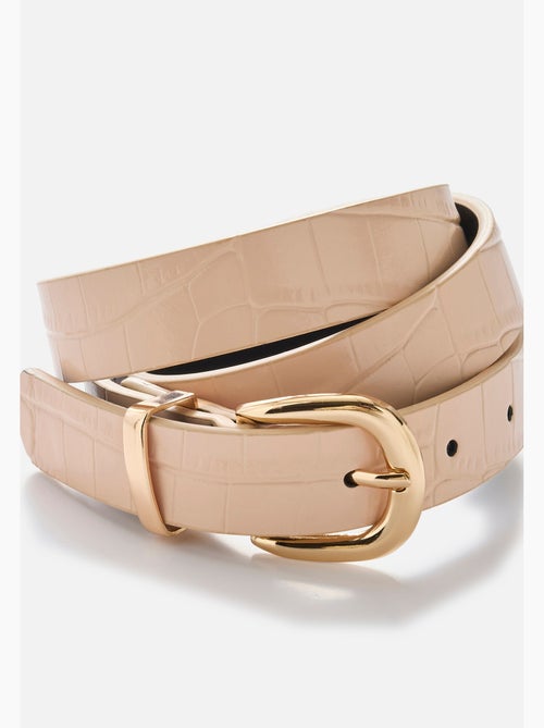 Ceinture embossée motif animalier - Damart - Kiabi