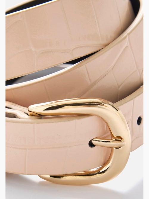 Ceinture embossée motif animalier - Damart - Kiabi