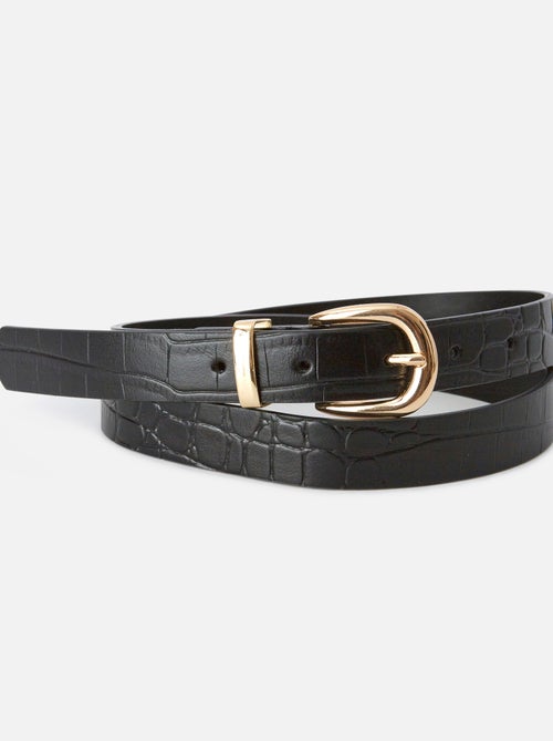 Ceinture embossée motif animalier - Damart - Kiabi