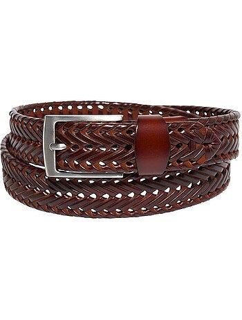 Ceinture en croûte de cuir tressée - atlas for men