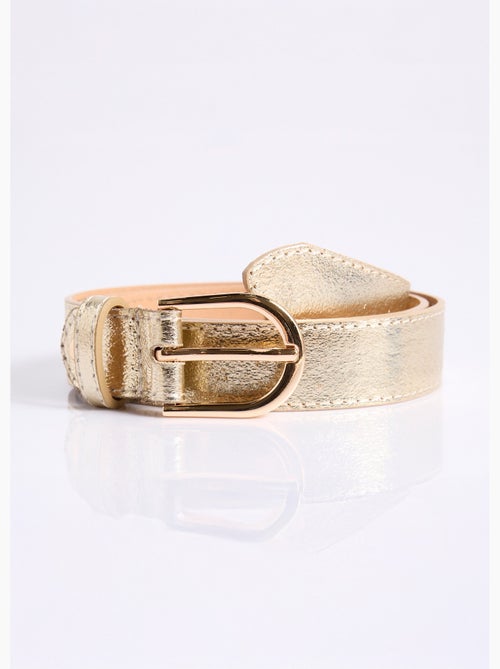 Ceinture en cuir - Afibel - Kiabi