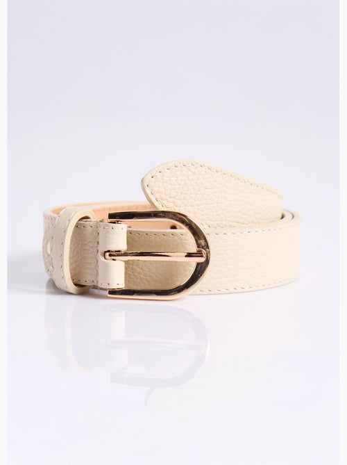 Ceinture en cuir - Afibel - Kiabi