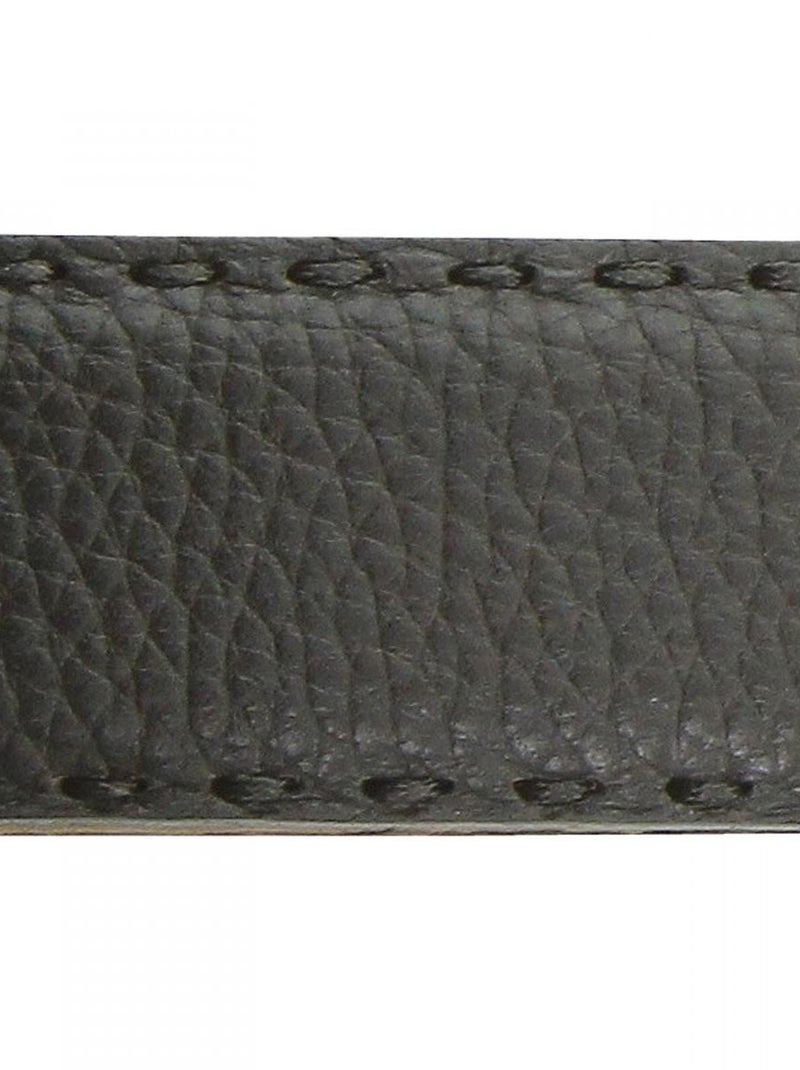 Ceinture en cuir BUFFLE Marron - Kiabi