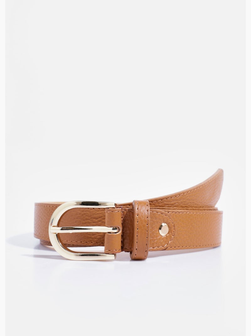 Ceinture Femme Cuir Camel