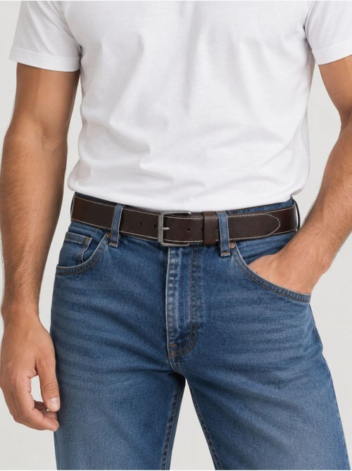 Ceinture en cuir homme 'deeluxe' - Kiabi Ceinture en cuir homme 'deeluxe' - Kiabi