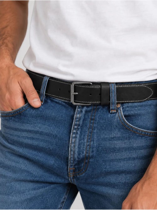 Ceinture en cuir homme 'deeluxe' - Kiabi Ceinture en cuir homme 'deeluxe' - Kiabi