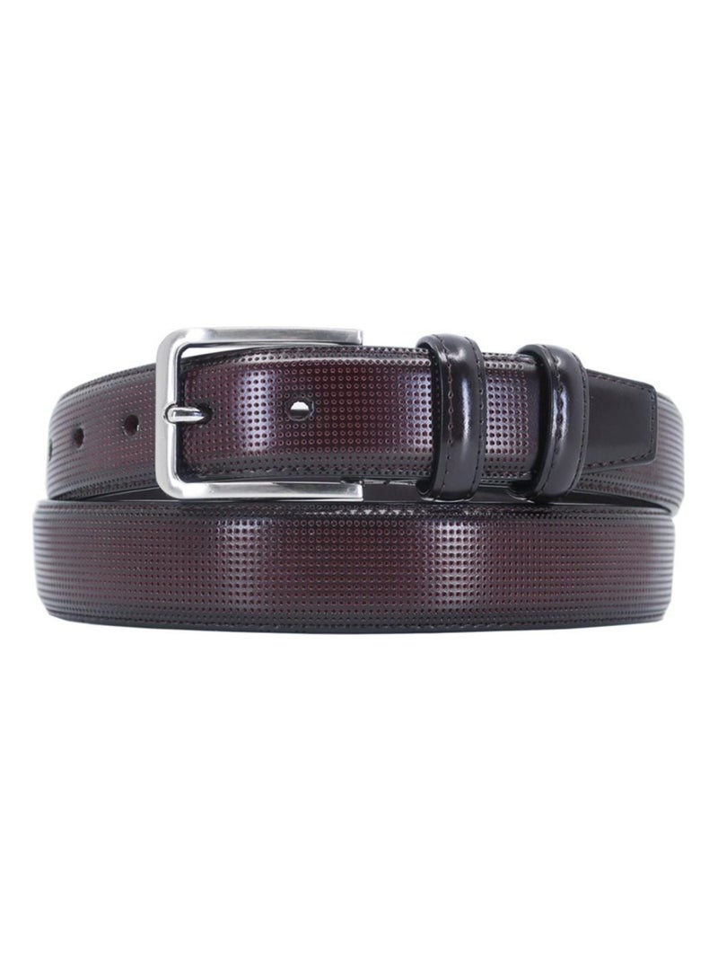 Ceinture en cuir Kebello Marron - Kiabi