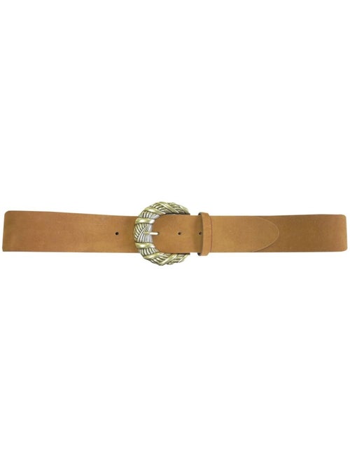 Ceinture en cuir pour femme avec boucle ronde à motif torsadé 'deeluxe' - Kiabi Ceinture en cuir pour femme avec boucle ronde à motif torsadé 'deeluxe' - Kiabi