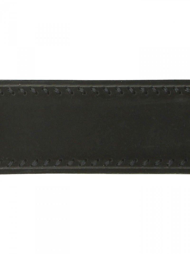 Ceinture en cuir SUEDE Noir - Kiabi