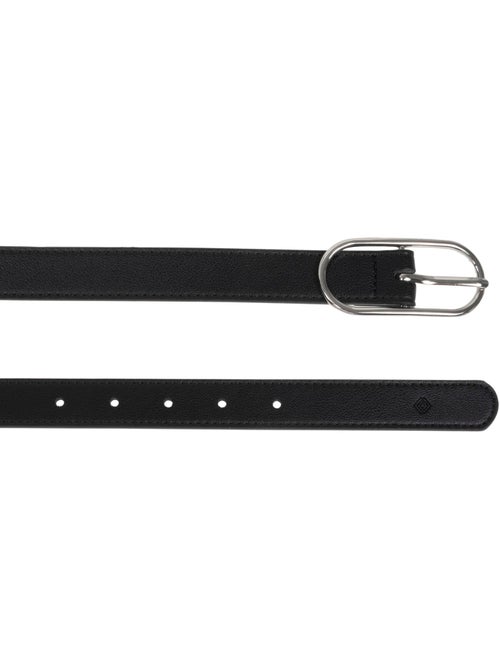Ceinture en matière synthétique avec boucle ovale femme isotoner - Kiabi