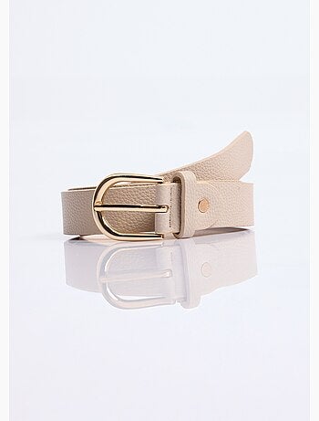 Ceinture en simili cuir aspect grainé - AFIBEL