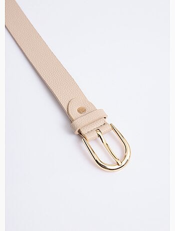 Ceinture en simili cuir aspect grainé - AFIBEL