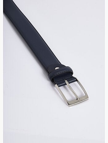 Ceinture en simili cuir, boucle métal - AFIBEL