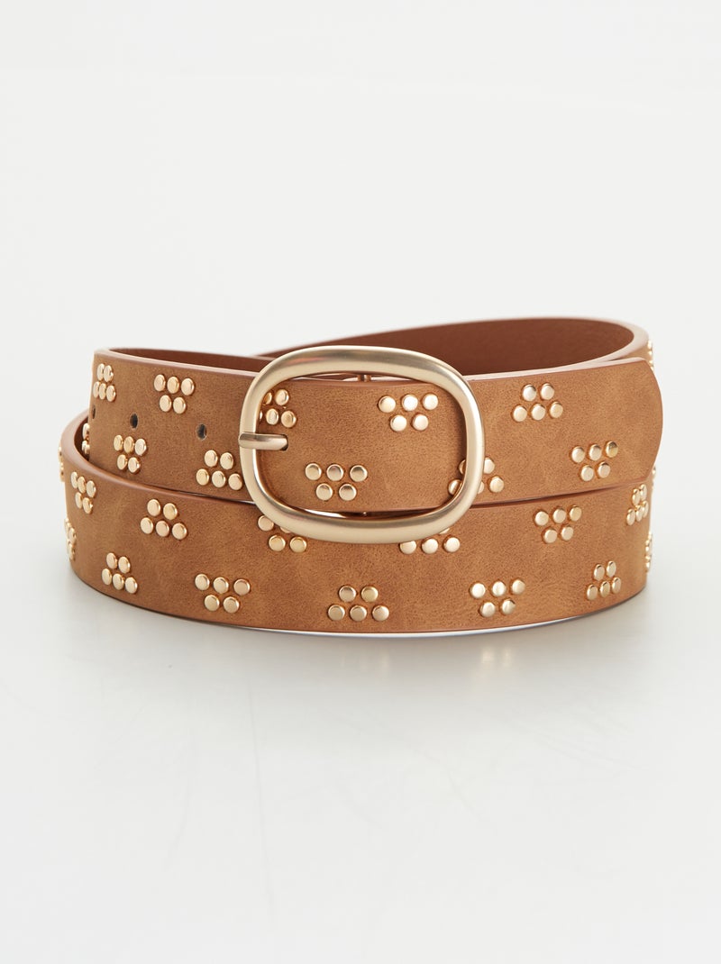 Ceinture en simili Marron - Kiabi