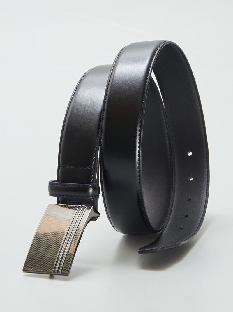 Ceinture en simili Noir - Kiabi