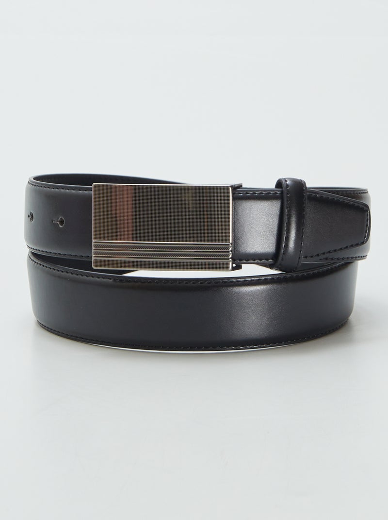 Ceinture en simili Noir - Kiabi