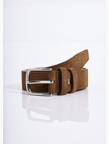 Ceinture en suédine avec boucle métal - AFIBEL