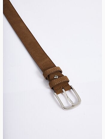 Ceinture en suédine avec boucle métal - AFIBEL