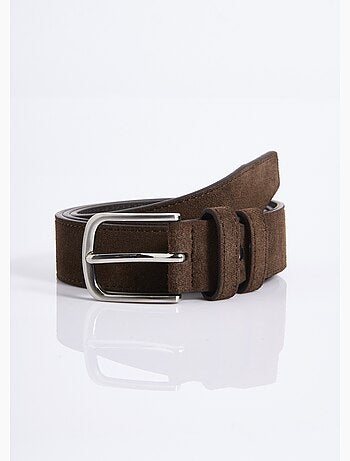 Ceinture en suédine avec boucle métal - AFIBEL