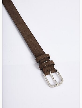 Ceinture en suédine avec boucle métal - AFIBEL