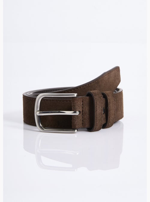 Ceinture en suédine avec boucle métal - AFIBEL - Kiabi