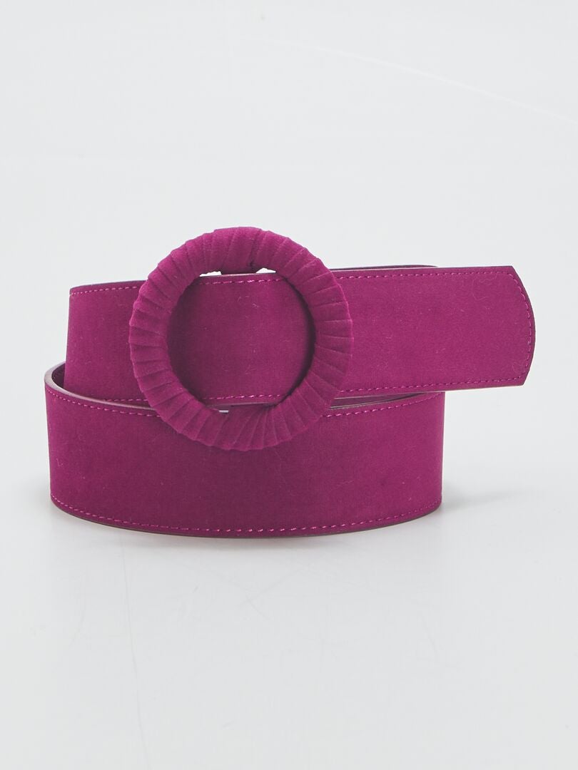 Ceinture en suédine - Bleu - 12.00