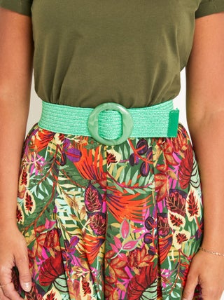 Ceinture extensible avec boucle ronde