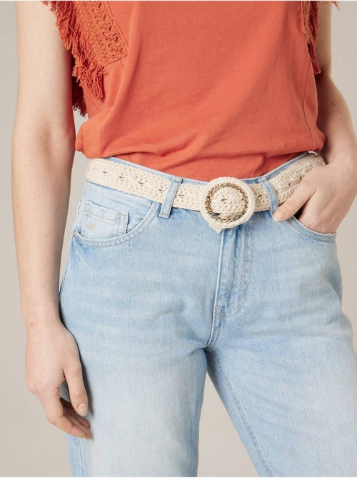 Ceinture femme en 100% coton crochet

 'Deeluxe' - Kiabi