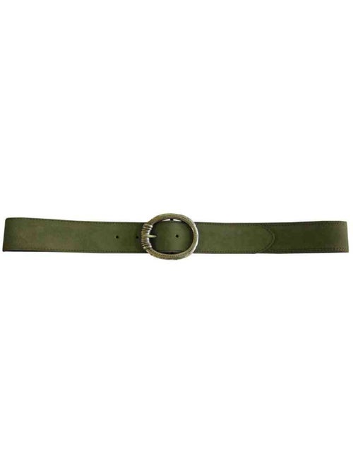 Ceinture femme en cuir lisse 'Deeluxe' - Kiabi