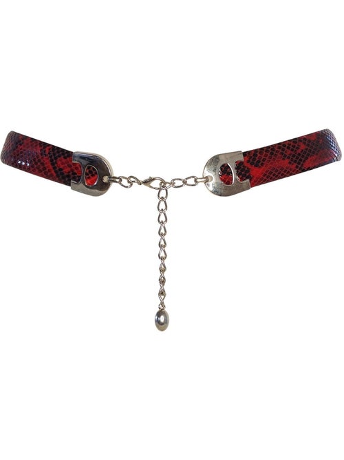 Ceinture femme fine – élégante aspect lézard - Kiabi