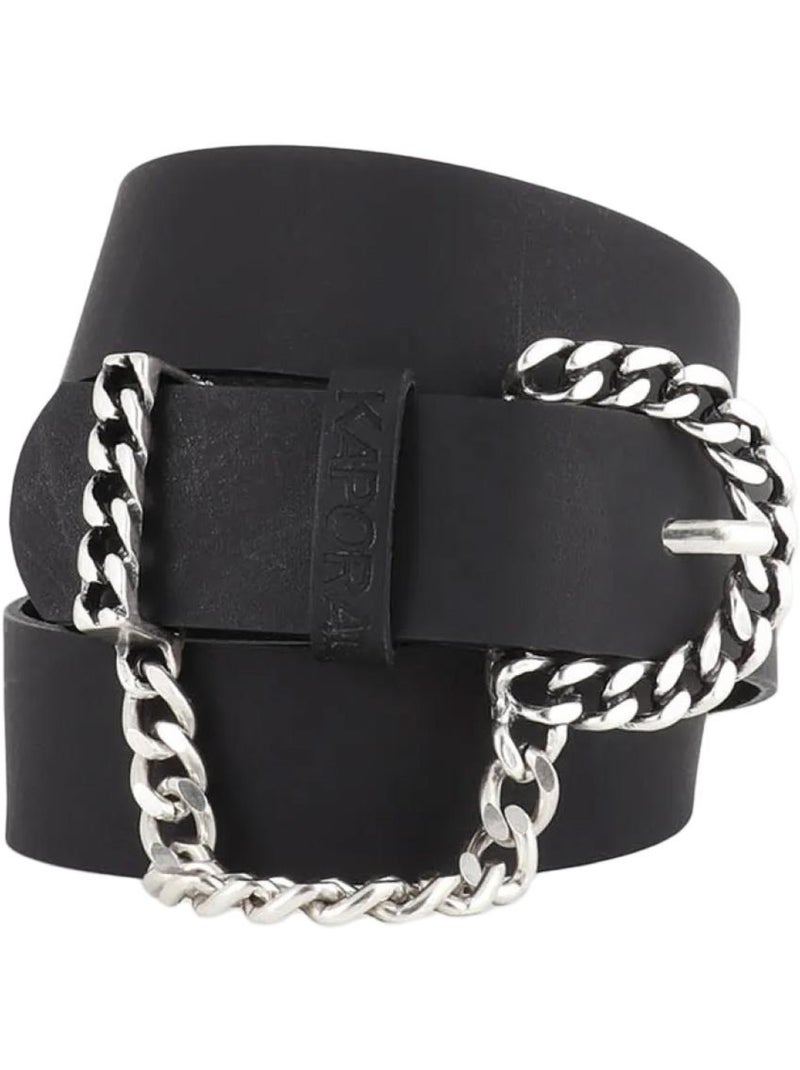 Ceinture femme kaporal Noir - Kiabi