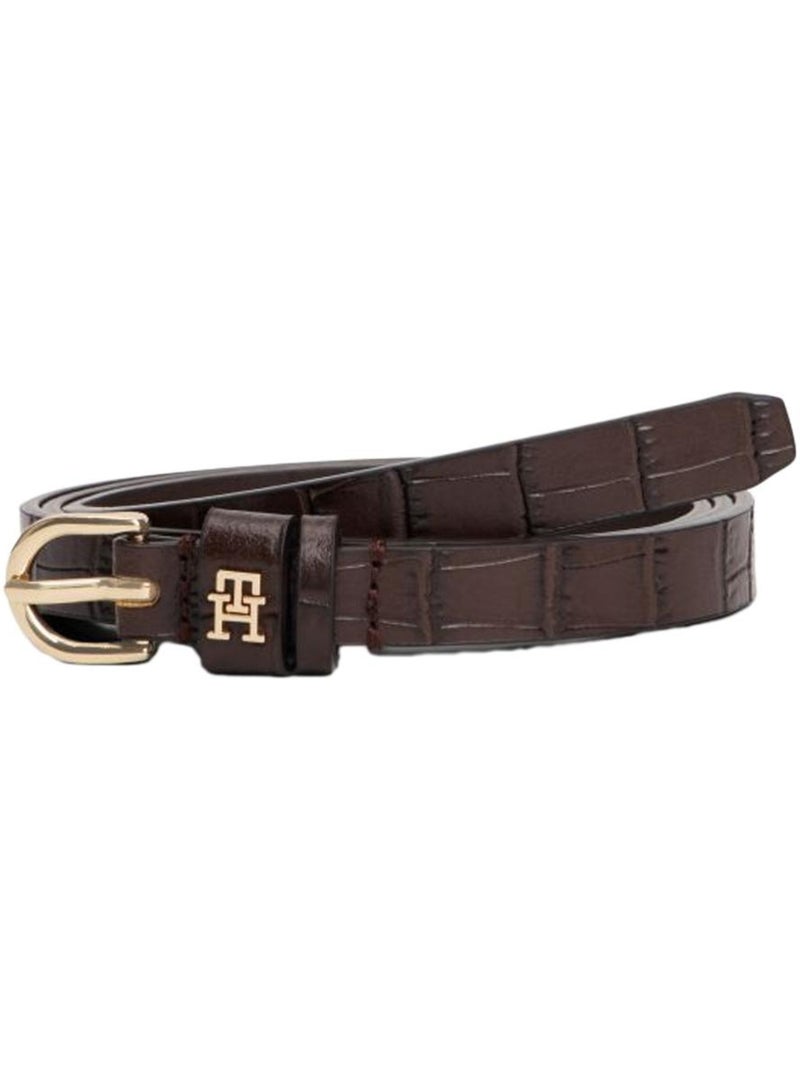 Ceinture Femme Tommy Hilfiger Marron cappuccino - Kiabi