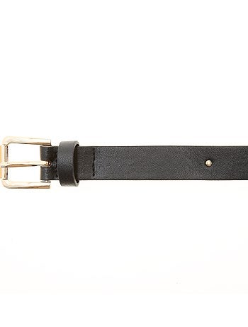 Ceinture fine à rivets fantaisie - Kiabi