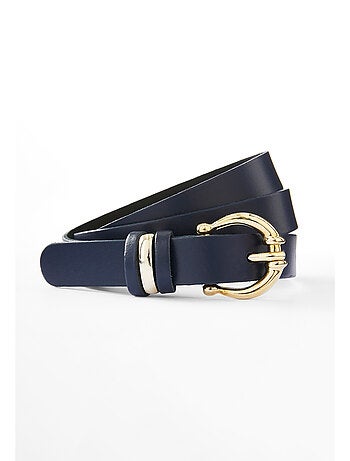 Ceinture fine croûte de cuir - Damart