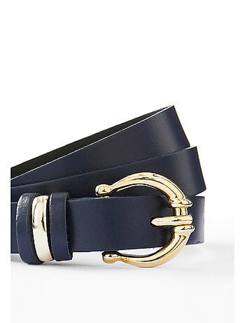 Ceinture fine croûte de cuir - Damart