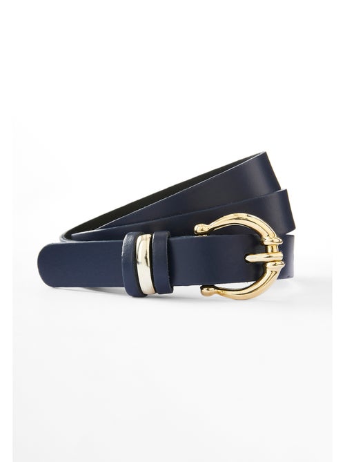 Ceinture fine croûte de cuir - Damart - Kiabi